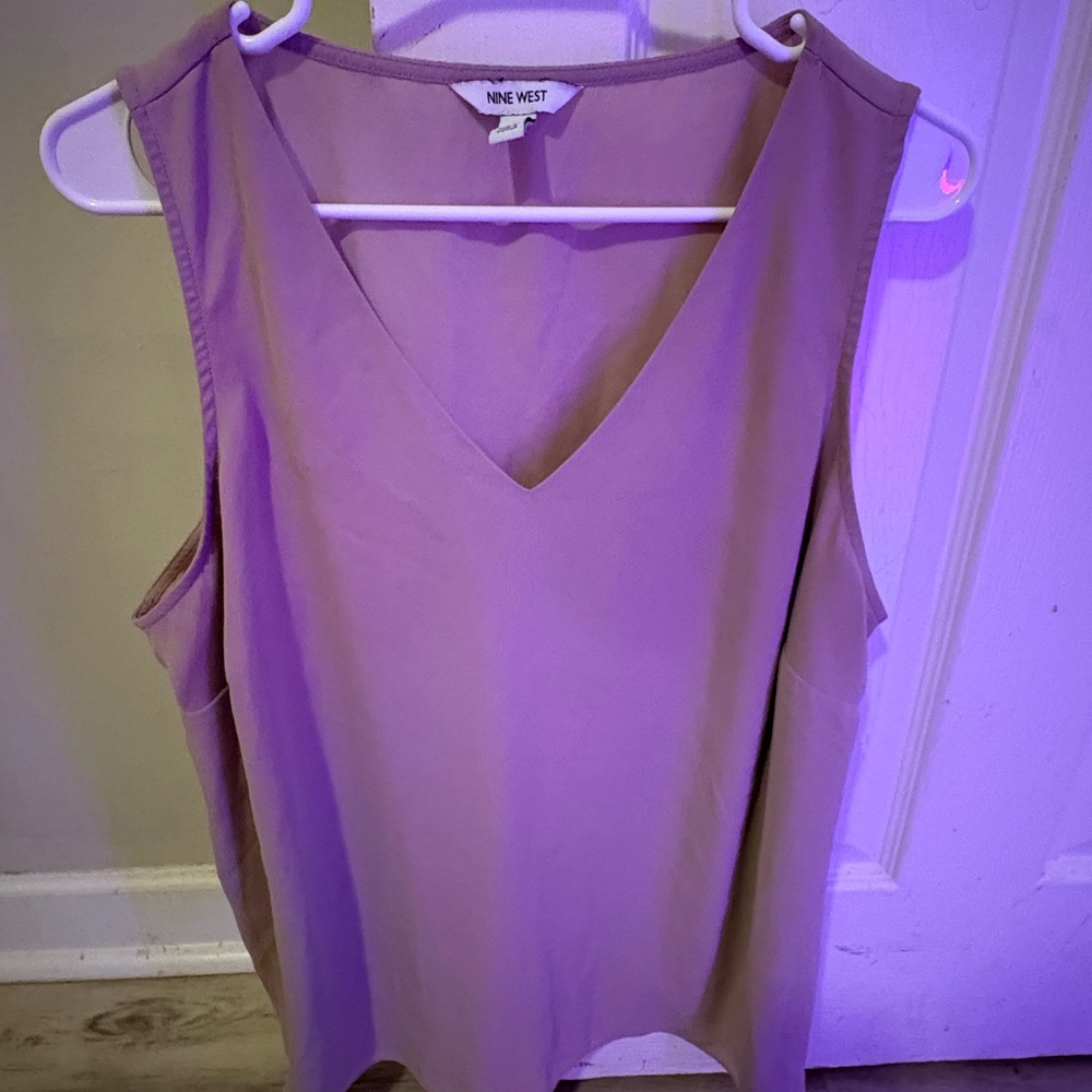 Nine West Pink Sleeveless Tank Top